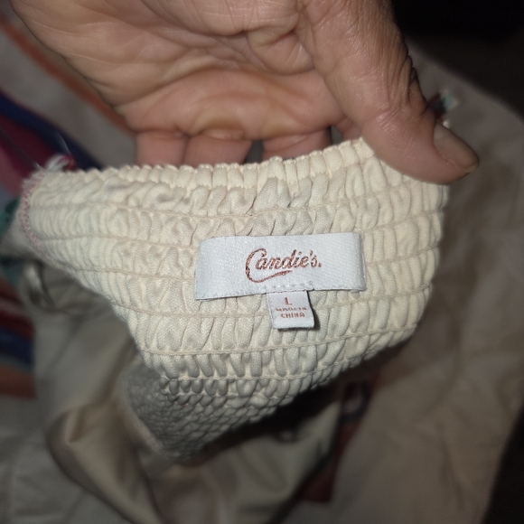 Candies Maxi Dress Womens L‎ Colorful Striped Summer Pool Slip Y2K Boho - Picture 11 of 14